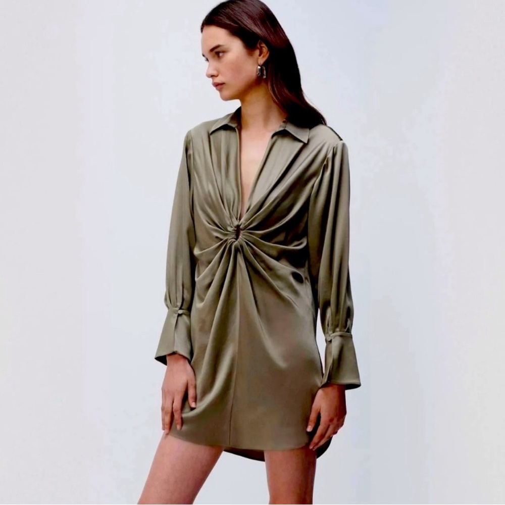Jonathan Simkhai Satin Mini Dress